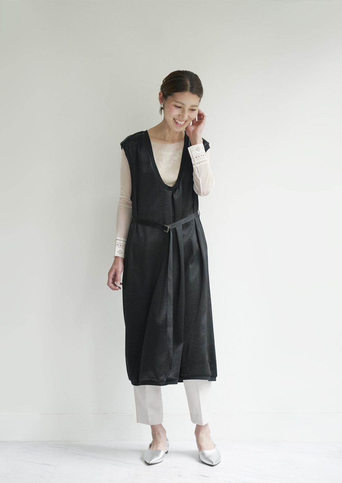 マドリガル　ステンカラー　アペロ　ワンピース美品 アペロ」「Apero」soutiencollar（ステンカラー） | マドリガル