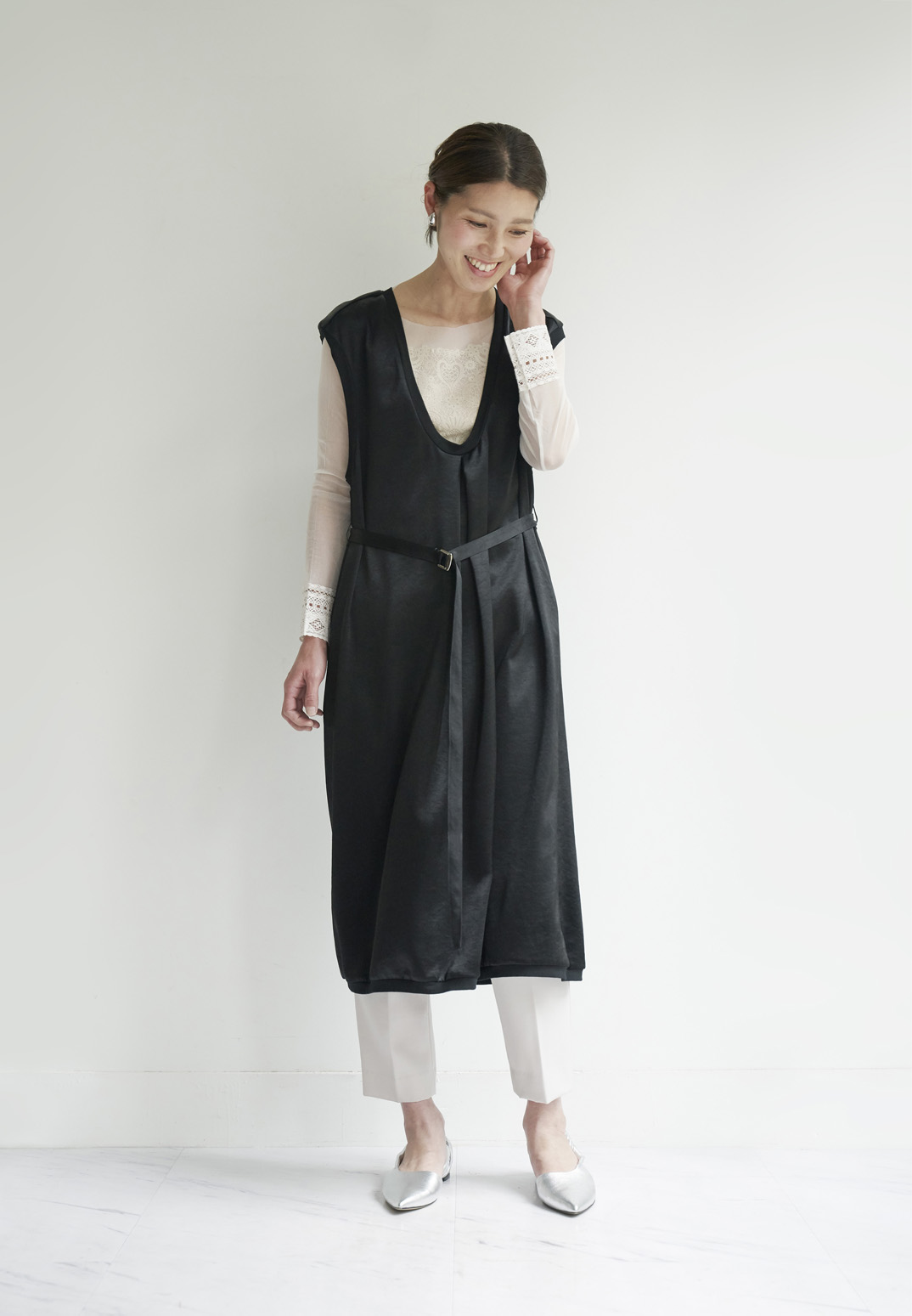 マドリガル　ステンカラー　アペロ　ワンピース美品 アペロ」「Apero」soutiencollar（ステンカラー） | マドリガル
