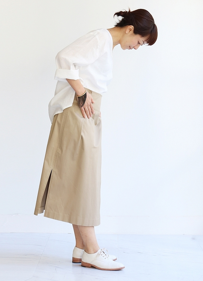 マドリガル　ステンカラー　ギャルソンチノ巻きスカート　美品 ギャルソンチノ巻きスカート | マドリガル公式通販サイト