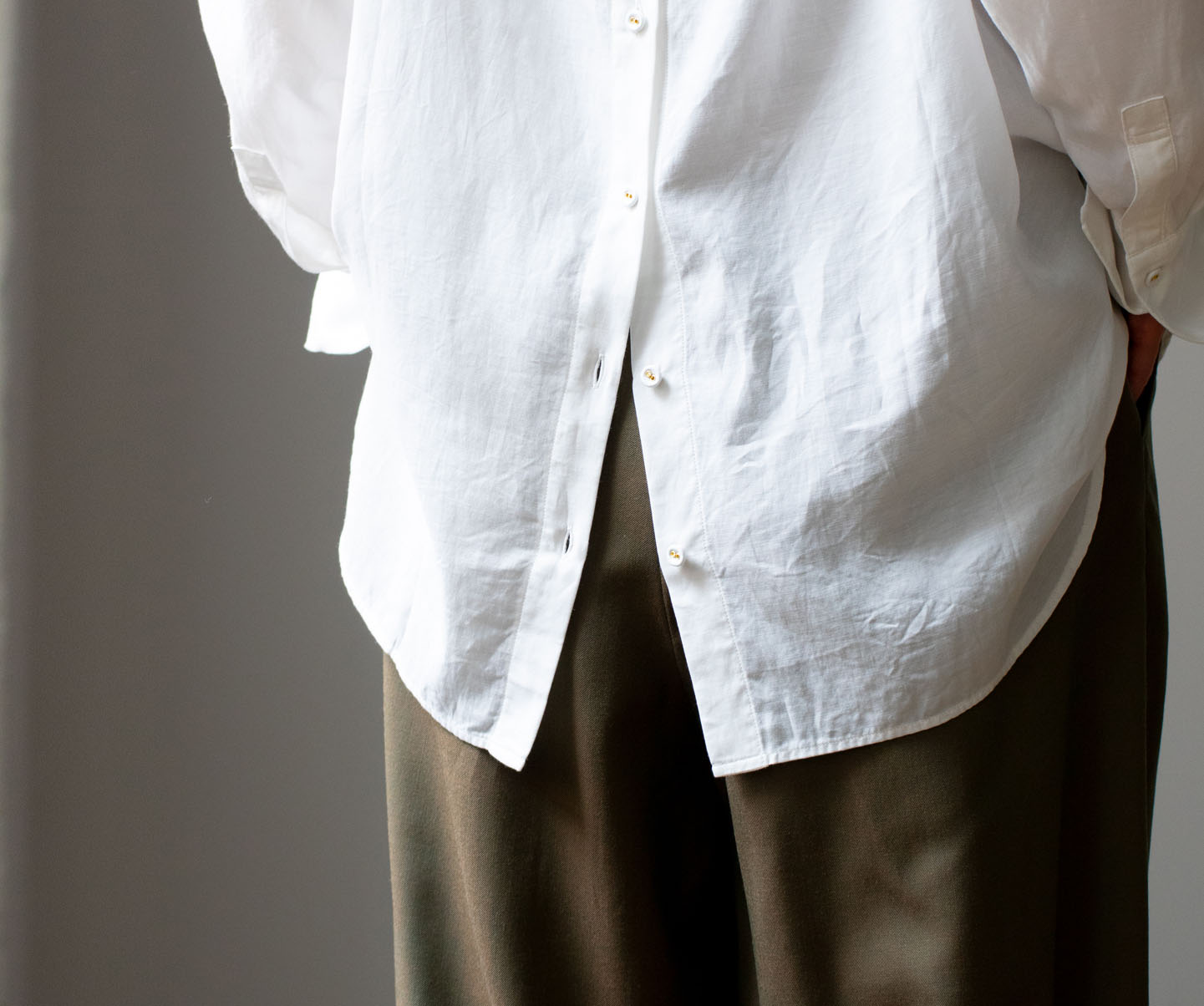ピローブラウス」「Pillow Blouse」soutiencollar（ステンカラー