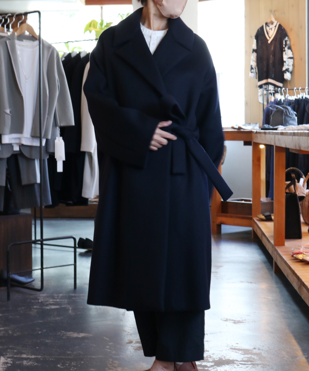 Ataraxia soutiencollar 試着のみ フォローコート CT33 フォローコート」NAVY【予約】2026年2月中旬頃入荷予定「Follow Coat