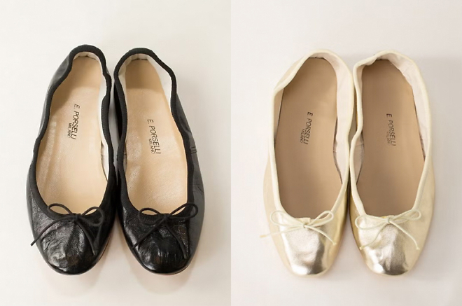 到着「バレエシューズ」 ｜porselli