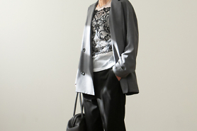 カットソーなのに ”おしゃれ着”「フロックカットソー」