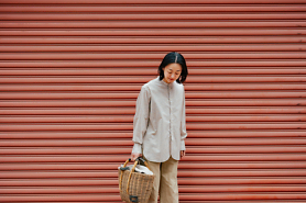 一拍おきたくなったら｜「NEW パティシエシャツ」花柄