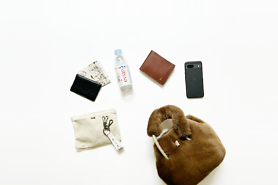 「バッグに入れてみました」|エコファーシッポ バッグ BROWN(eb.a.gos)